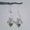 KIRA, boucles d'oreilles, moldavite et argent