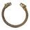 FENRIR, gestricktes Armband, Bronze