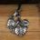 Feuilles de tilleul, pendentif en argent 925, 10 g