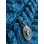 AQUARIUS, sterling silver pendant, blue chalcedony