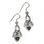 KIRA, boucles d'oreilles, moldavite et argent