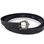 Viking leather belt Borre, black