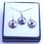 ANTICA ROMA, sterling silver jewelry set, lapis lazuli