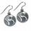 COQUILLES, Prague Art Nouveau, boucles d'oreilles argent 925