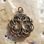 CELTIC TREE OF LIFE, knotted, zinc pendant, antique brass