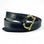 BOHEMIA medieval leather belt black, brass colour
