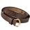 Pine cones, forester's leather belt, dark brown