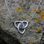 TRIQUETRA - collier, argent, grenat