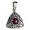 BOUDICCA, pendentif en argent, Ag 925 grenate