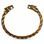FENRIR, cuff bracelet, bronze