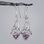 KIRA, boucles d'oreilles, argent et améthyste