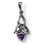 KIRA - pendentif, améthyste, argent