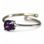YENNEFER, ring, amethyst silver 925/1000