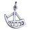 FANAS, bateau sâme, pendentif, argent 925/1000