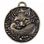 Sleeping fox, pendant, zinc, antique brass