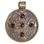 BATTERSEA, britischer Luxusschmuck, Bronze, Granat