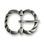 Gothic Buckle for belts and straps, zinc, ant. silver