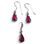 Silver Jewellery Set with Glass STRIGA, Sterling Silver 925
