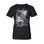 HIRSCH, Damen-T-Shirt schwarz, Druiden-Kollektion
