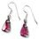 Silver Earrings with Glass STRIGA, Sterling Silver 925