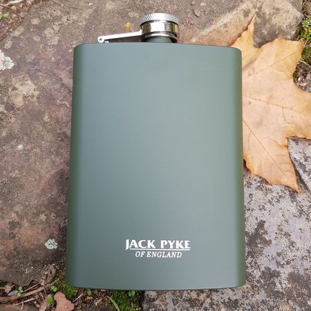 HIP FLASK, STAINLESS STEEL, 8 OZ/235 ML