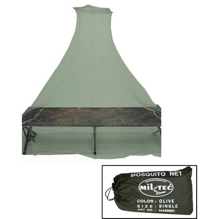 MOSQUITO NET BY MIL-TEC SINGLE OLIVE GREEN
