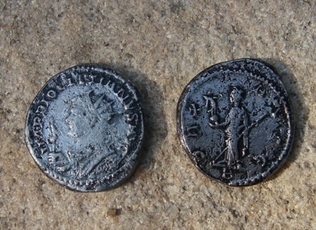 DIOCLETIANUS, 284 - 305, ANTONIANUS, REPLICA OF A ROMAN COIN