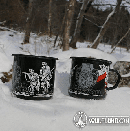 CZECHOSLOVAK LEGION ENAMEL MUG