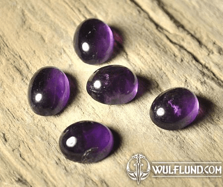 AMETHYST AFRICAN FACETTED, OVAL, 6 X 4 MM