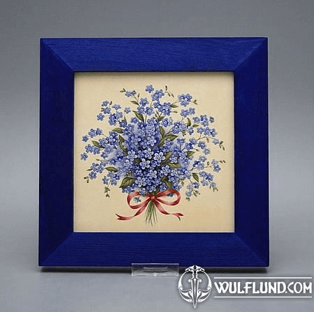 FORGET-ME-NOT, CERAMIC PICTURE 20X20CM