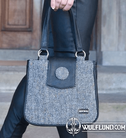 CIARA BAG - GRAY HERRINGBONE