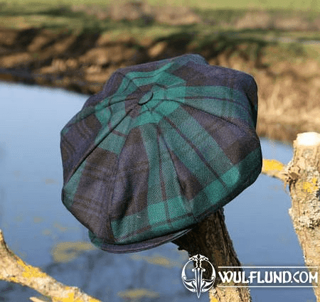 EIGHT PANEL CAP TARTAN, IRELAND