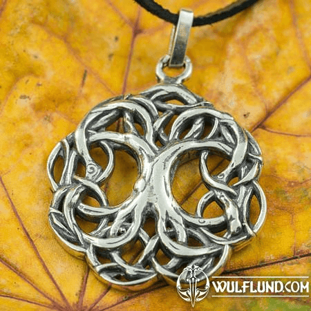 ARBOR VITAE, TREE OF LIFE, PENDANT, SILVER