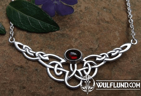 INFINITY,SILVER CELTIC NECKLACE, AG 925