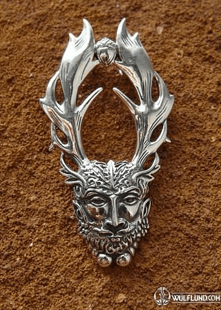 GOD OF FORRESTS, CERNUNN, SILVER PENDANT