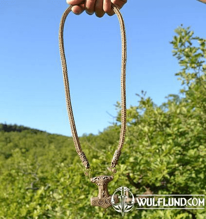 SCANIA, VIKING KNOTTED NECKLACE, BRONZE