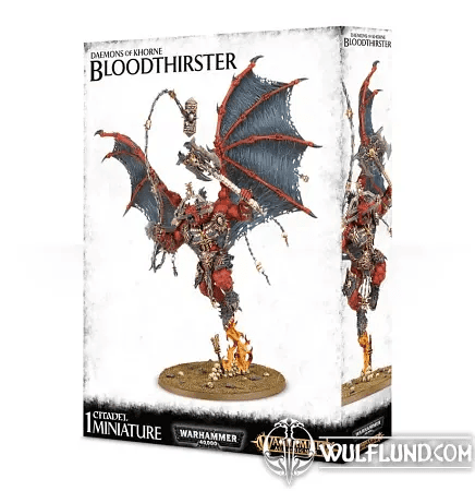 WARHAMMER 40K A AOS DAEMONS OF KHORNE BLOODTHIRSTER