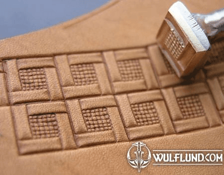 QUADRATIC BORDER, LEATHER STAMP