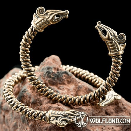 JELLING - VIKING DRACHEN, ARMBAND, BRONZE