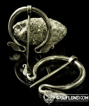 FORGED FIBULA - LEAF, BROOCH PENANNULAR