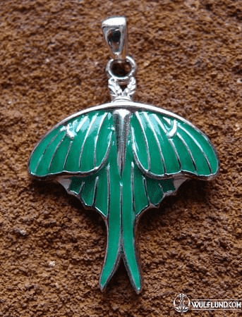 ART NOUVEAU, BUTTERFLY, SILVER AND ENAMEL