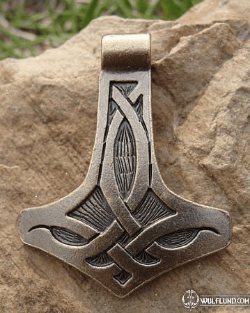 THOR HAMMER WITH CELTIC KNOTS