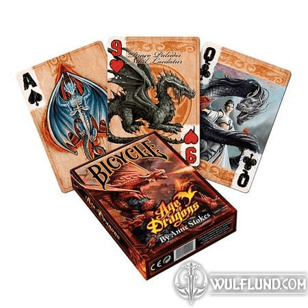 PLAYING CARDS AGE OF  DRAGONS BY ANNE STOKES