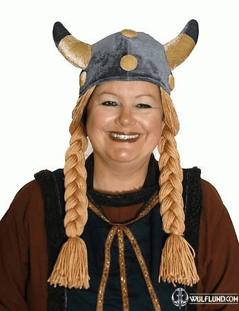 FUNNY VIKING WIG - COSTUME RENTAL