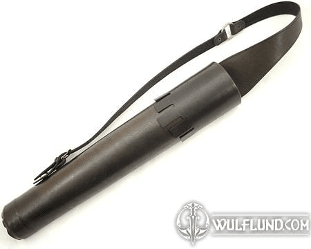 BASTILA - LEATHER BACK QUIVER, HALF ROUND