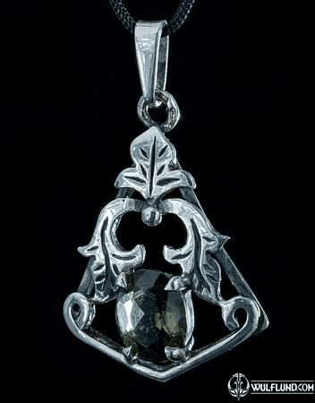 ZEPHYRA, PENDANT, MOLDAVITE, SILVER 925