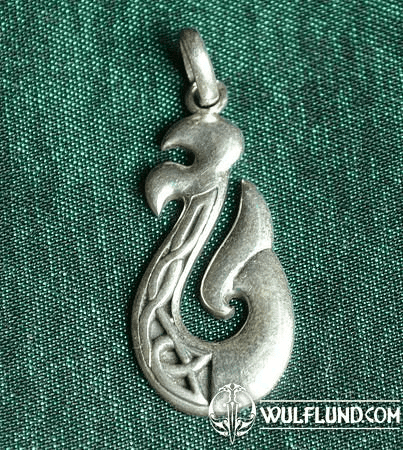 HEI MATAU, MAORI HOOK, TALISMAN, AG 925