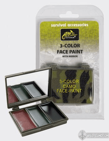 VISAGE 3 COULEURS DE PEINTURE