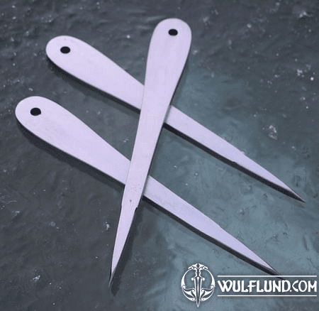 VENGEANCE THROWING KNIVES - POLISHED, SET OF 3