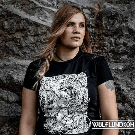 RAGNARÖK VIKING T-SHIRT BW WOMEN'S